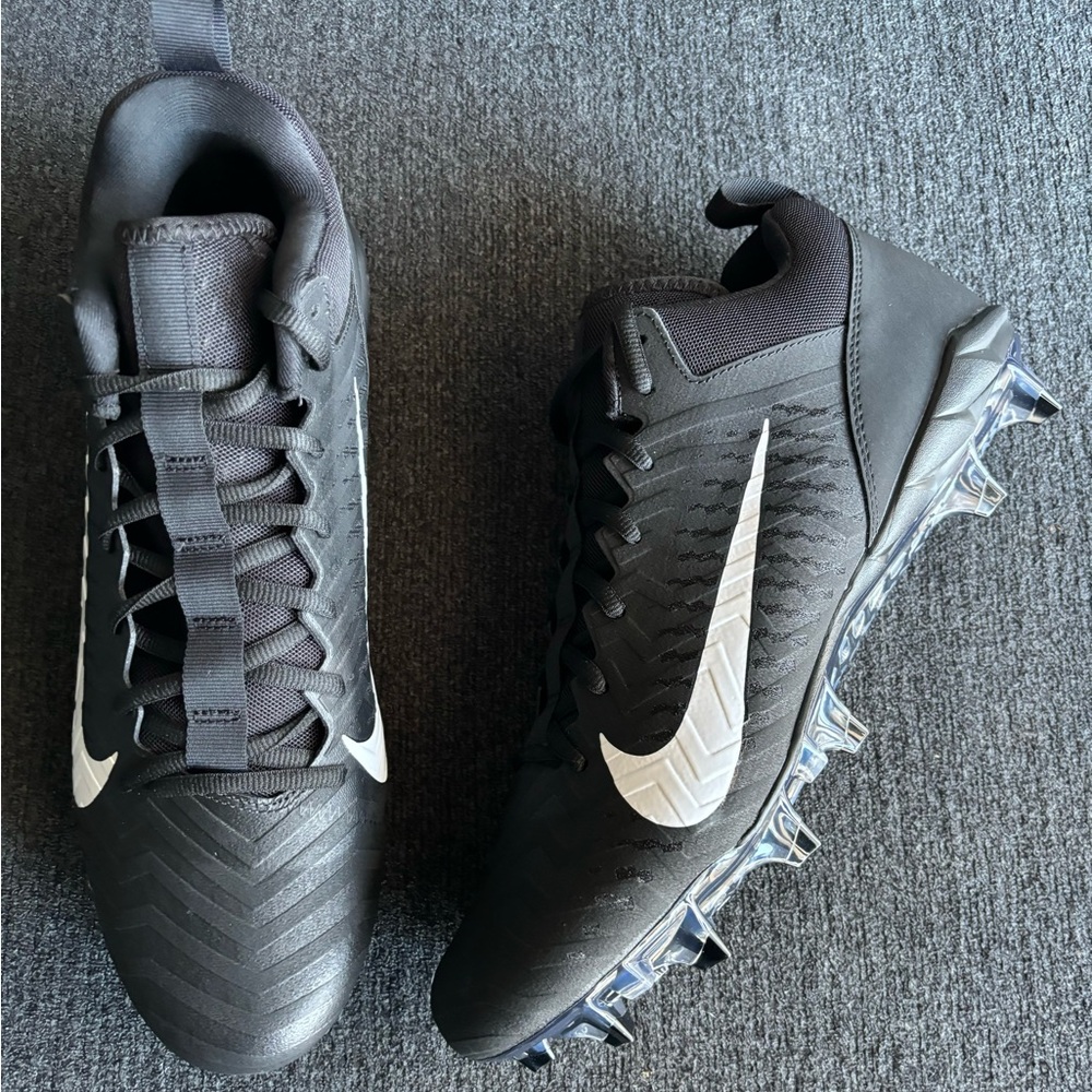 Nike Alpha Menace Pro 2 Low Black Football Cleats Size 13